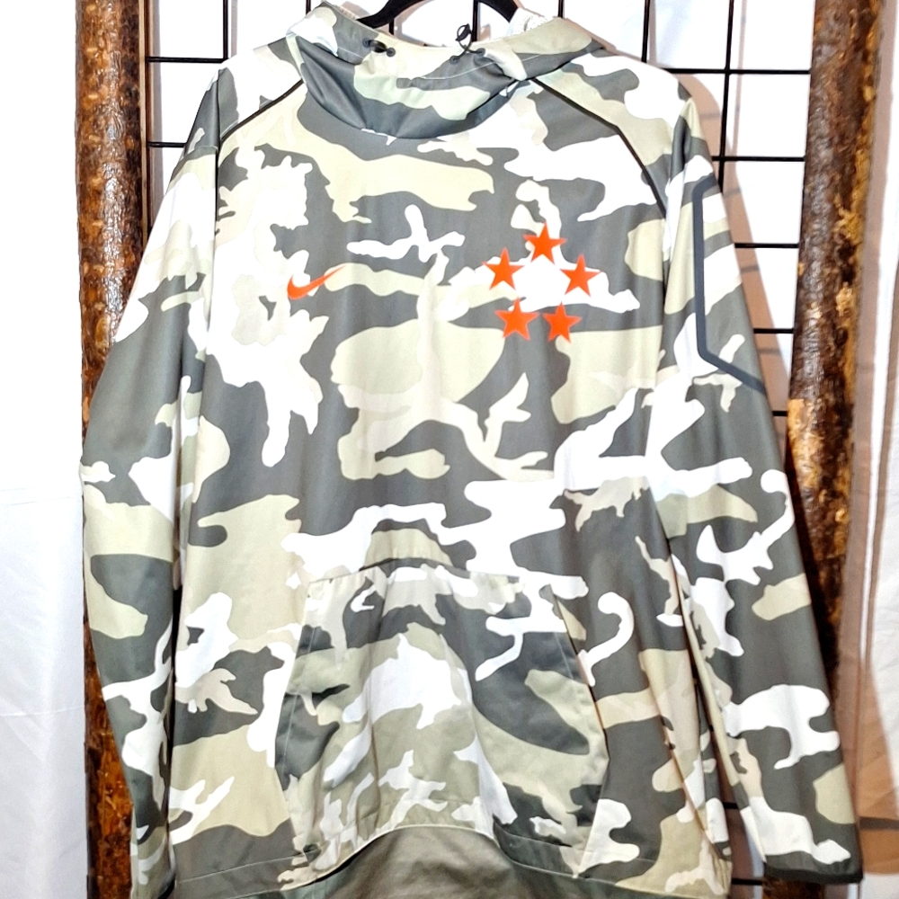 NIKE HOODED RAIN COAT large